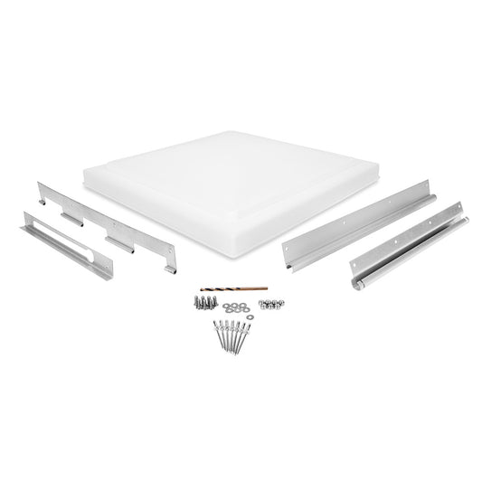 Camco Universal RV Roof Vent Replacement Kit  Fits Standard 14 x 14 Vent Openings 40195