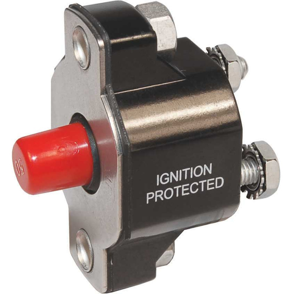 Blue Sea 2143 Medium Duty Push Button ResetOnly  60A 2143