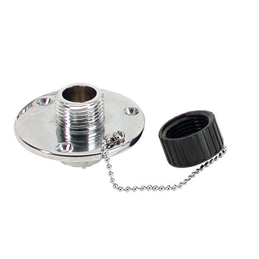 Whitecap CP Brass Outlet 234 Base 1 Depth P2454C