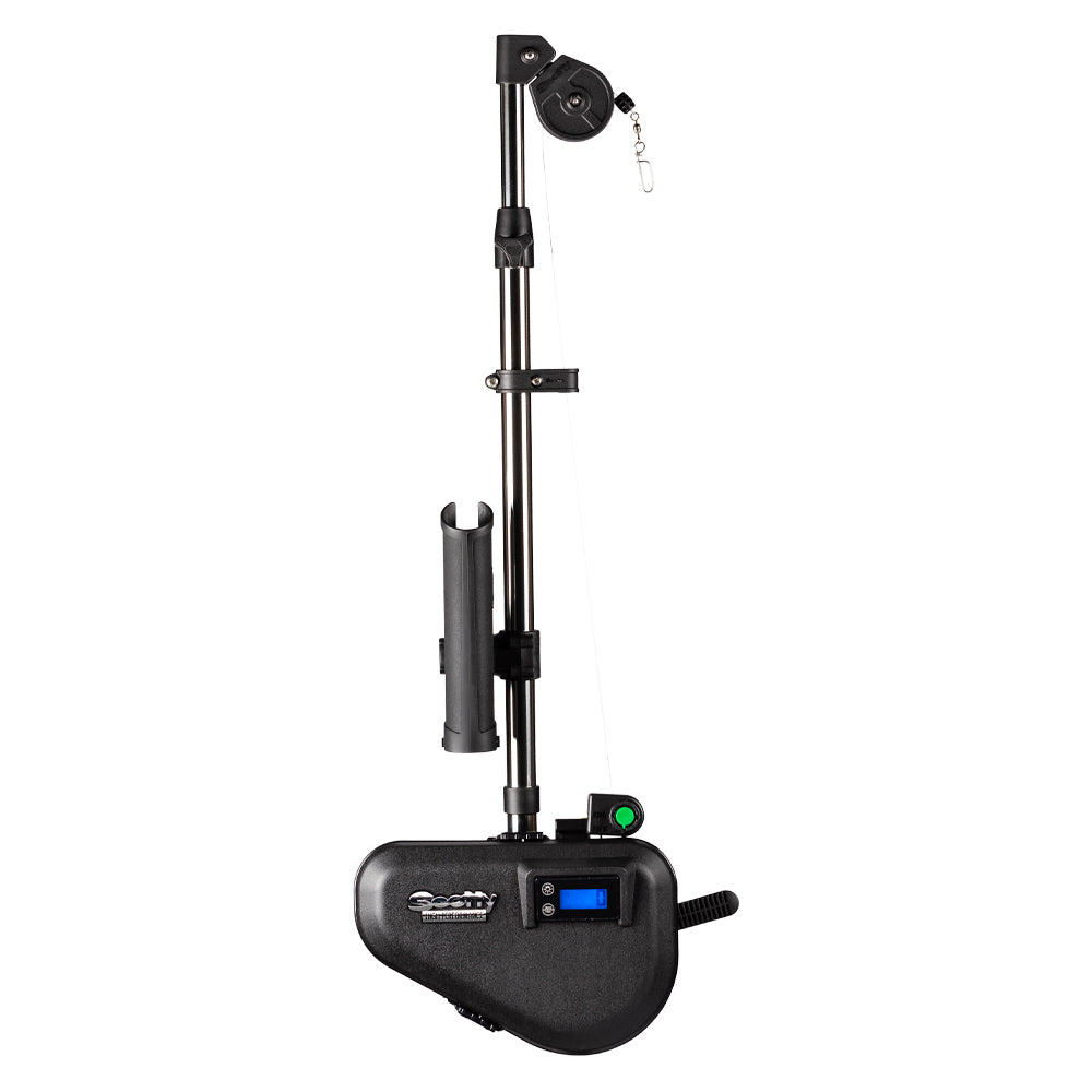 Scotty 2106 HP Depthpower Electric Downrigger 60 SS Telescoping Boom wSwivel Base  Single Rod Holder 2106