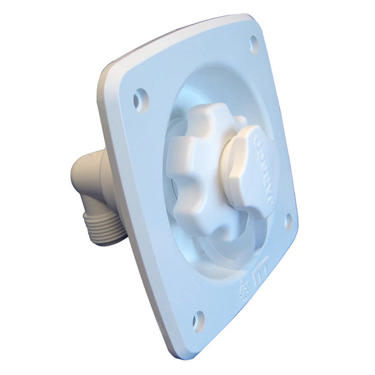 Jabsco Flush Mount Water Pressure Regulator 45psi  White 444111045