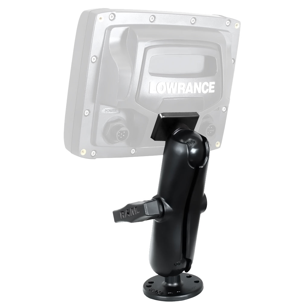 RAM Mount Quick Release Mount fLowrance Mark  Elite 5 RAM101LO11