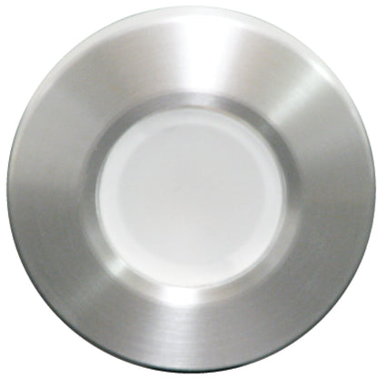 Lumitec Orbit  Flush Mount Down Light  Brushed Finish  3Color BlueRed Non Dimming wWhite Dimming Light 112508