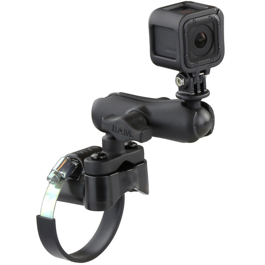 RAM Mount GoPro Hero ATVUTV Strap Clamp Roll Bar Mount RAMB149Z2GOP1U