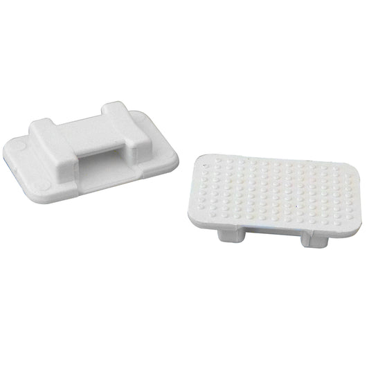 Weld Mount AT5 Large White Nylon Wire Tie Mount  Qty 50 805950