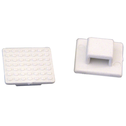 Weld Mount AT3 Small White Nylon Wire Tie Mount  Qty 100 803900