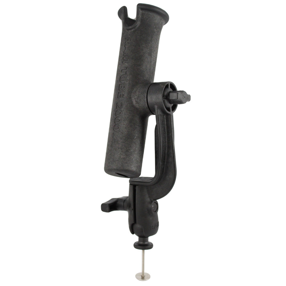 RAM Mount RAMTUBE 2000 Holder wRAMROD Revolution RatchetSocket System  5 Spot Mounting Base Adapter RAM301RB5