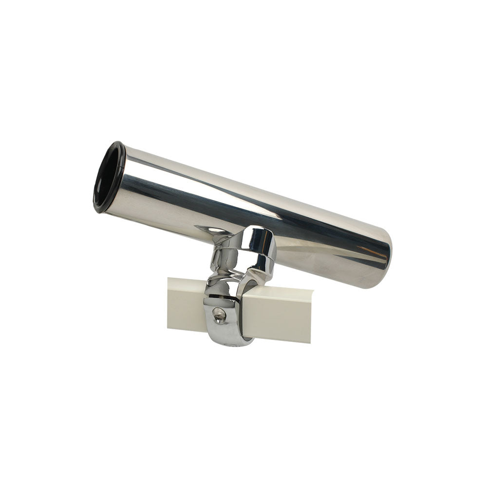 CE Smith Pontoon Square Rail Adjustable ClampOn Rod Holder 55108A