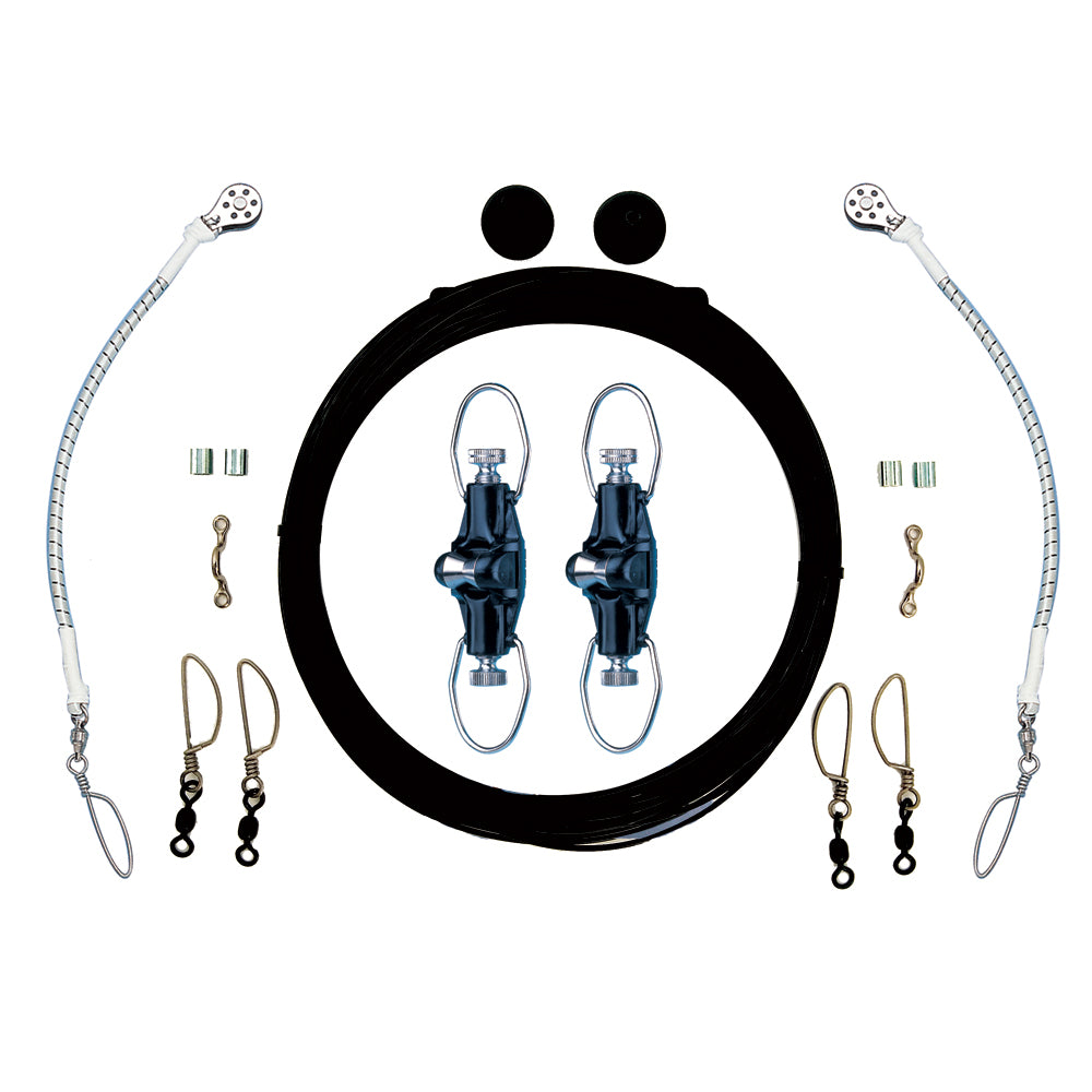 Rupp Single Rigging Kit wNokOuts  Black Mono 160 Lines CA0025MO
