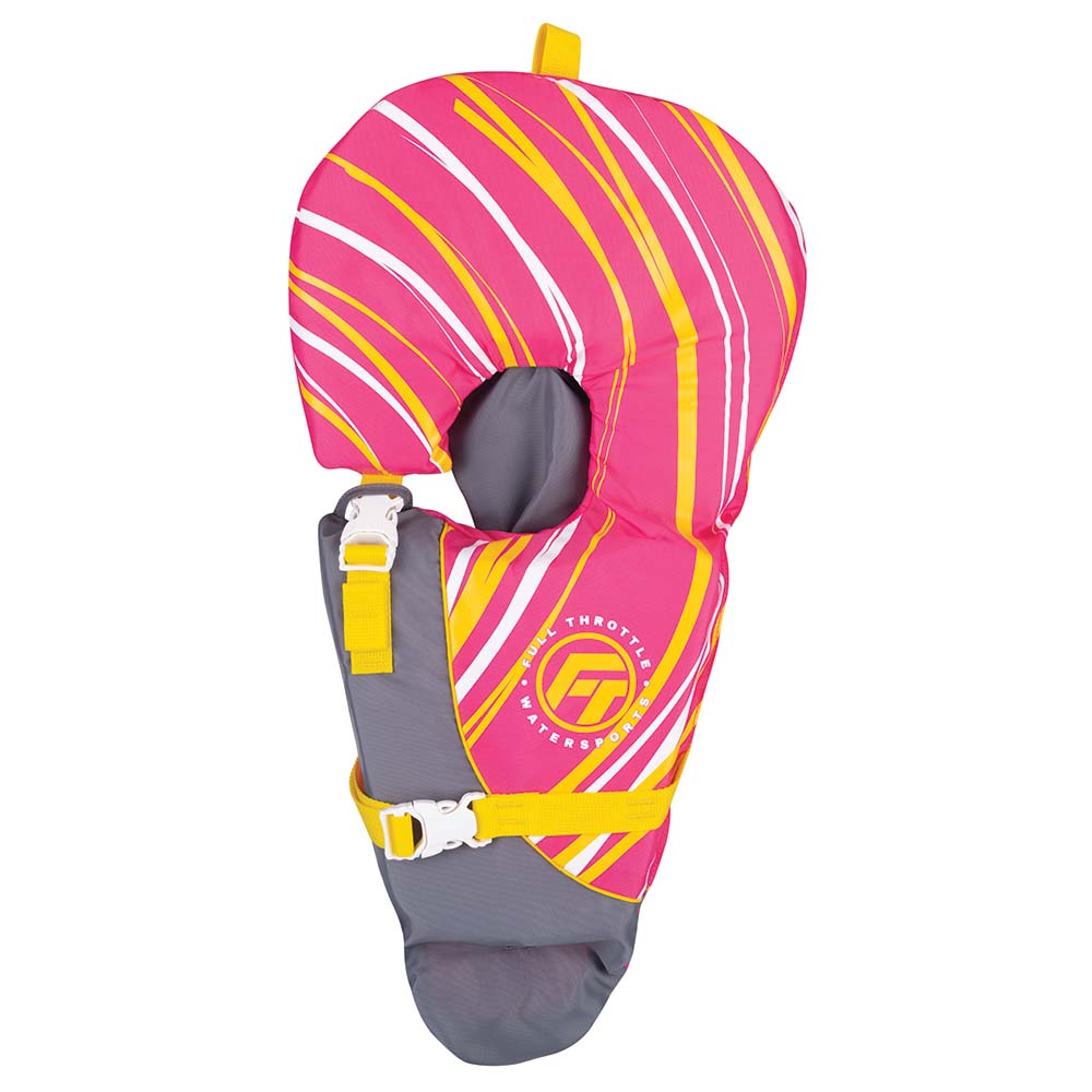 Full Throttle BabySafe Life Vest  Infant to 30lbs  Pink 10400010500015