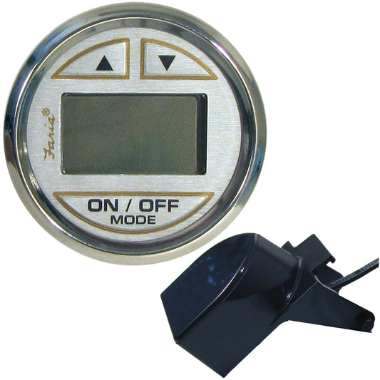Faria Kronos 2 Depth Sounder wTransom Mount Transducer 19150