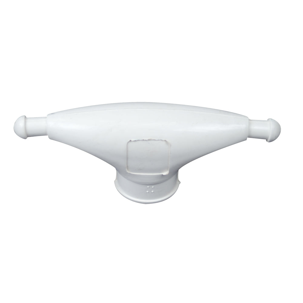 Whitecap Rubber Spreader Boot  Pair  Large  White S9200P