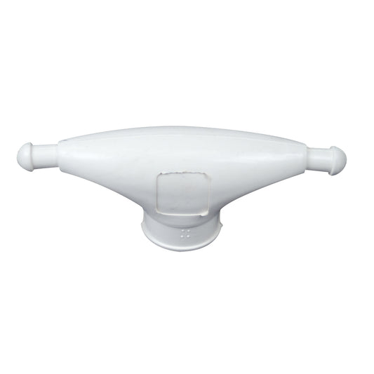 Whitecap Rubber Spreader Boot  Pair  Large  White S9200P