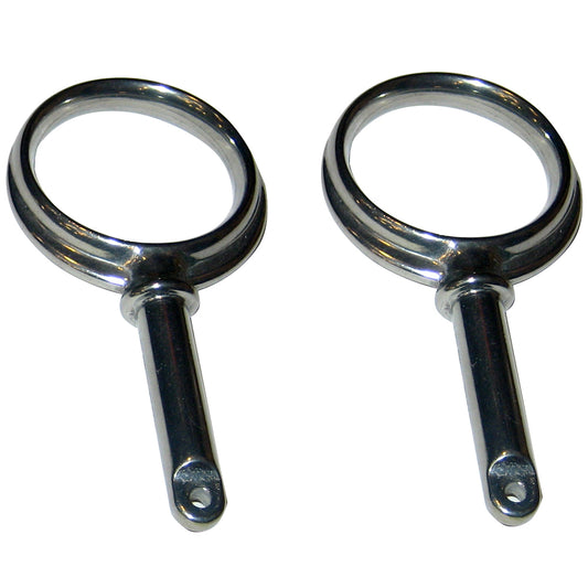 Perko Round Type Rowlock Horns  Plain Zinc 1267DP0ZNC