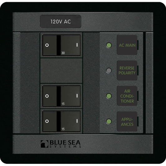 Blue Sea 1214 120V AC Main  2 Positions 1214