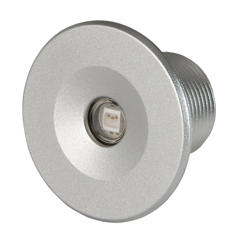 Lumitec Echo Courtesy Light  Brushed Housing  Warm White Light 101227