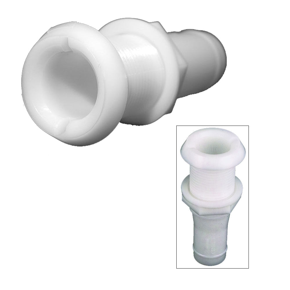 Perko 118 ThruHull Fitting fHose Narrow Flange  Plastic 0301DP6A