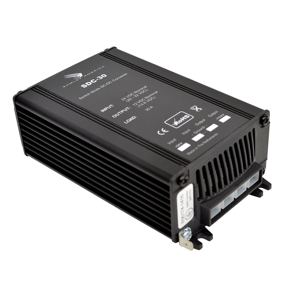Samlex 30A NonIsolated StepDown 24VDC12VDC Converter SDC30