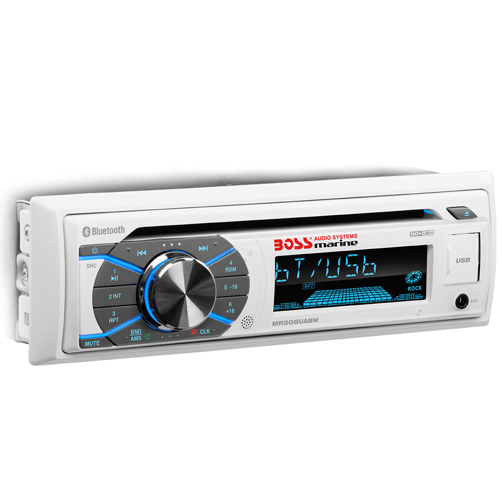 Boss Audio MR508UABW Marine Stereo wAMFMCDBTUSB MR508UABW