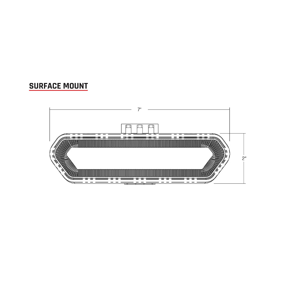 RIGID Industries Chase  Red 90133