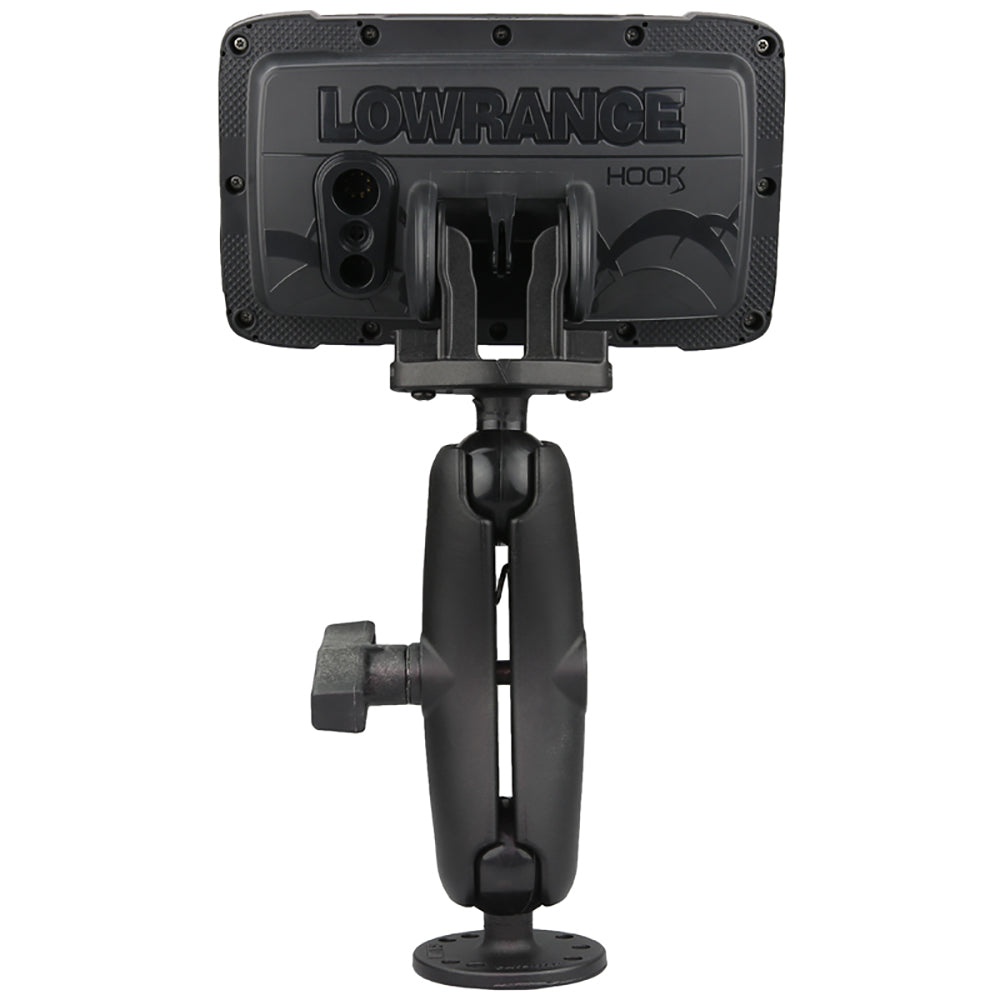 RAM Mount C Size 15 Fishfinder Mount for the Lowrance Hook2 Series RAM101LO12