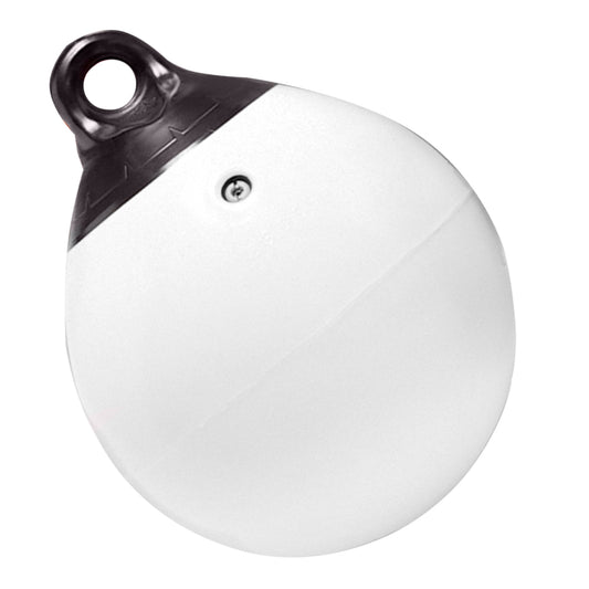 Taylor Made 15 Tuff End Inflatable Vinyl Buoy  White 1146
