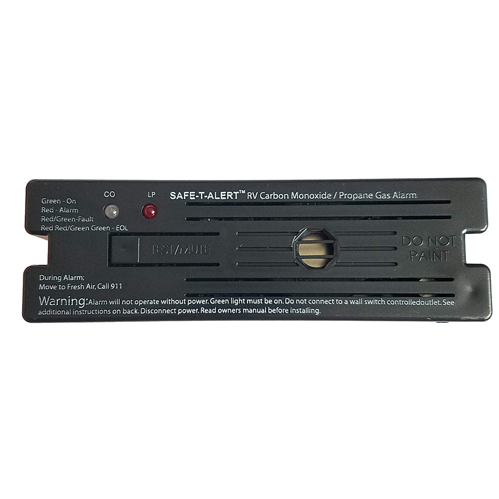 SafeTAlert Combo Carbon Monoxide Propane Alarm Surface Mount  Black 35741BL