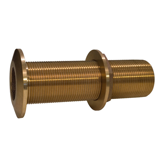 GROCO 2 Bronze Extra Long ThruHull Fitting wNut  THXL2000W
