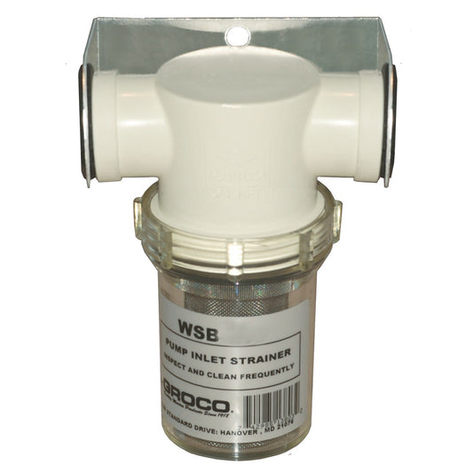 GROCO 34 Fresh Water Strainer w304 SS Basket WSB750