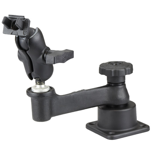 RAM Mount Horizontal Swing Arm Mount fLowrance Elite5 Series RAM109H2BBLO11