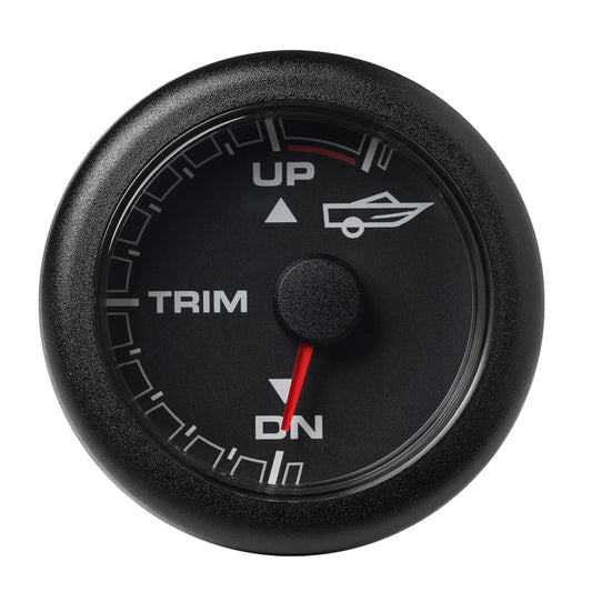 Veratron 52MM 2116 OceanLink Engine Trim Gauge  Black Dial  Bezel A2C1065830001