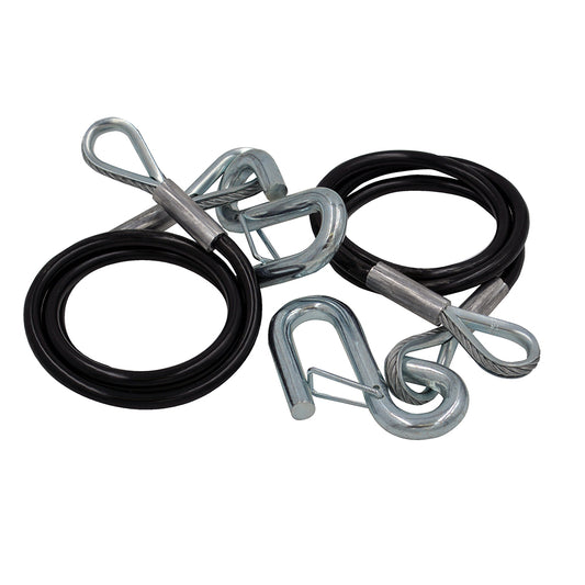 CE Smith Safety Cables  5000lb Capacity  PVC Coated  Pair 16672A