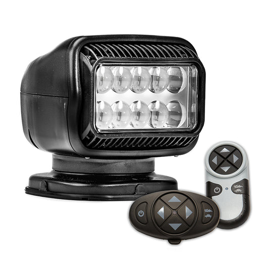 Golight Radioray GT Series Permanent Mount  Black LED  Wireless Handheld  Wireless Dash Mount Remotes 20574GT