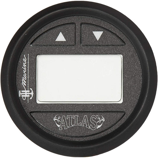 TH Marine ATLAS Hydraulic Gauge Kit f4  8 ATLAS Jack Plate  Black Bezel FAGK1DP