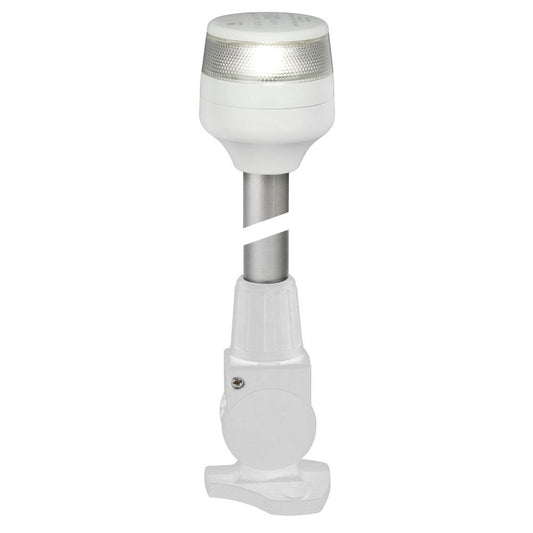Hella Marine 2nm All Round White Fold Down Pole Navigation Lamp  8  White Base 980960291