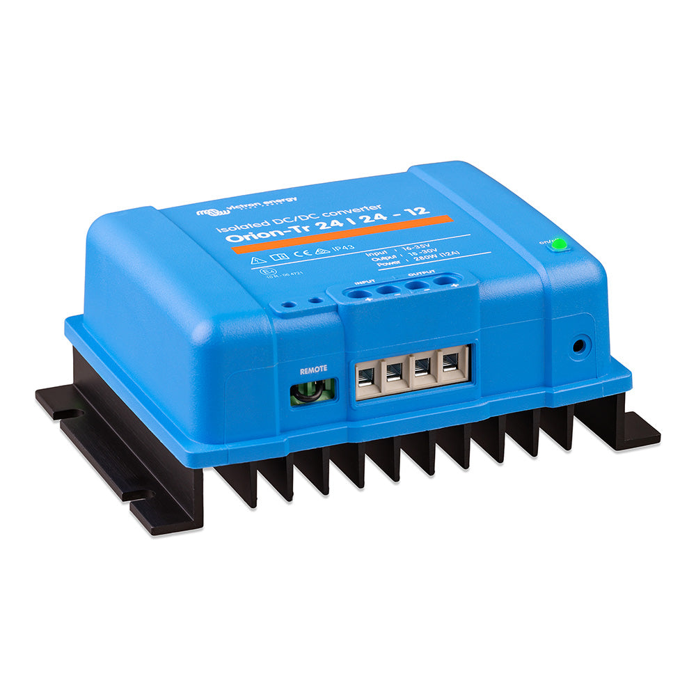 Victron OrionTR DCDC Converter  24 VDC to 24 VDC  280W  12AMP Isolated ORI242428110