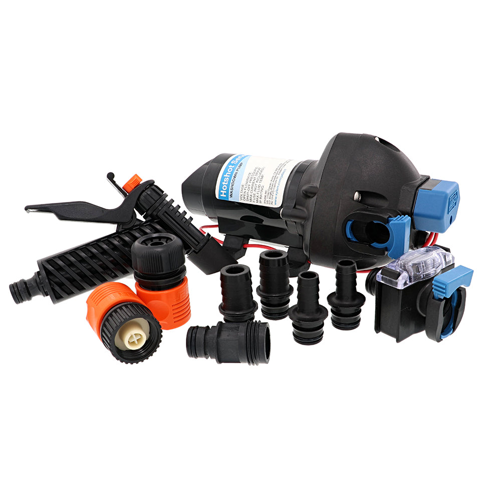 Jabsco HotShot 3 Washdown Pump  12V  3 GPM  50 PSI 3230550123A