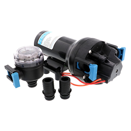 Jabsco ParMax HD6 Heavy Duty Water Pressure Pump  12V  6 GPM  60 PSI P601J218S3A