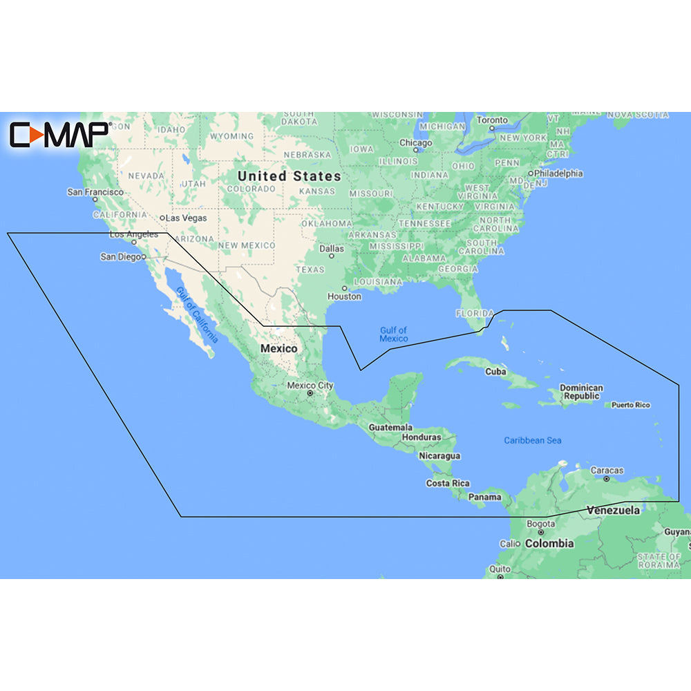 CMAP MNAY205MS Central America  Caribbean REVEAL Coastal Chart MNAY205MS