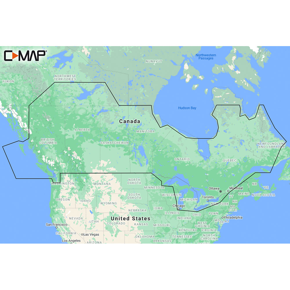 CMAP MNAY216MS Canada Lakes REVEAL Inland Chart MNAY216MS