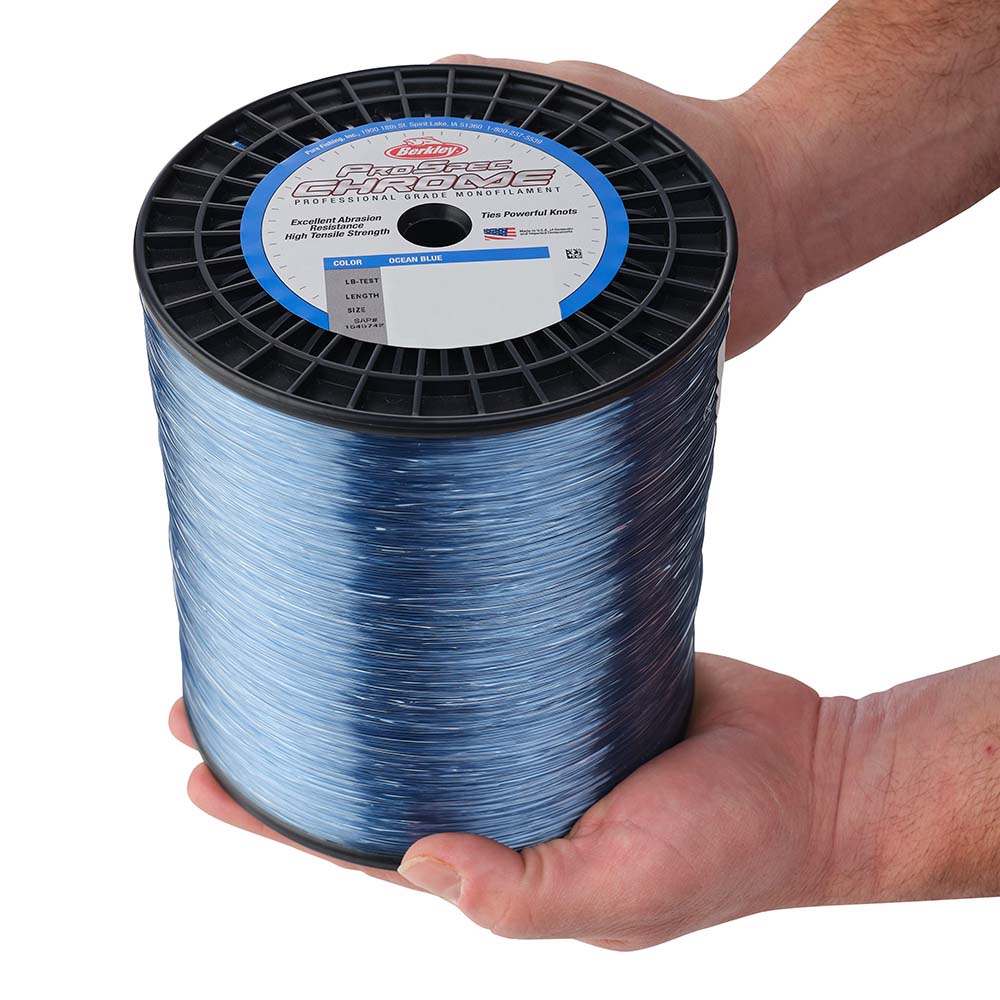 Berkley ProSpec Chrome Ocean Blue Monofilament  60 lb  3000 yds  PSC3B60OBL 1545742