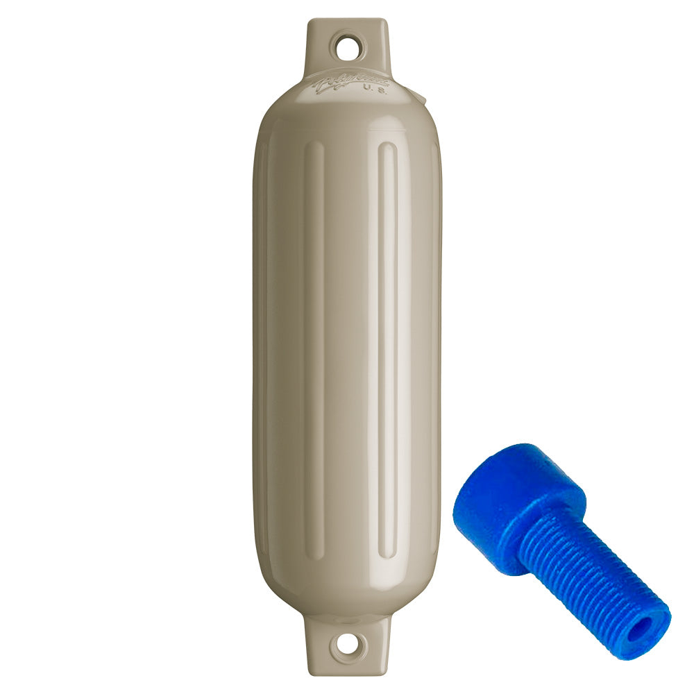 Polyform G3 Twin Eye Fender 55 x 19  Sand wAdapter G3 SAND WAIR ADAPTER