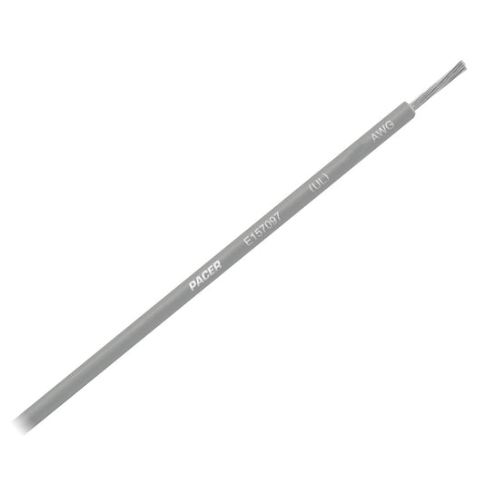 Pacer Grey 10 AWG Primary Wire  25  WUL10GY25