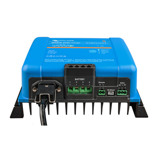 Victron Phoenix Smart IP43 Charger 1230 3 120240VAC Requires 515P Mains Cord PSC123053095