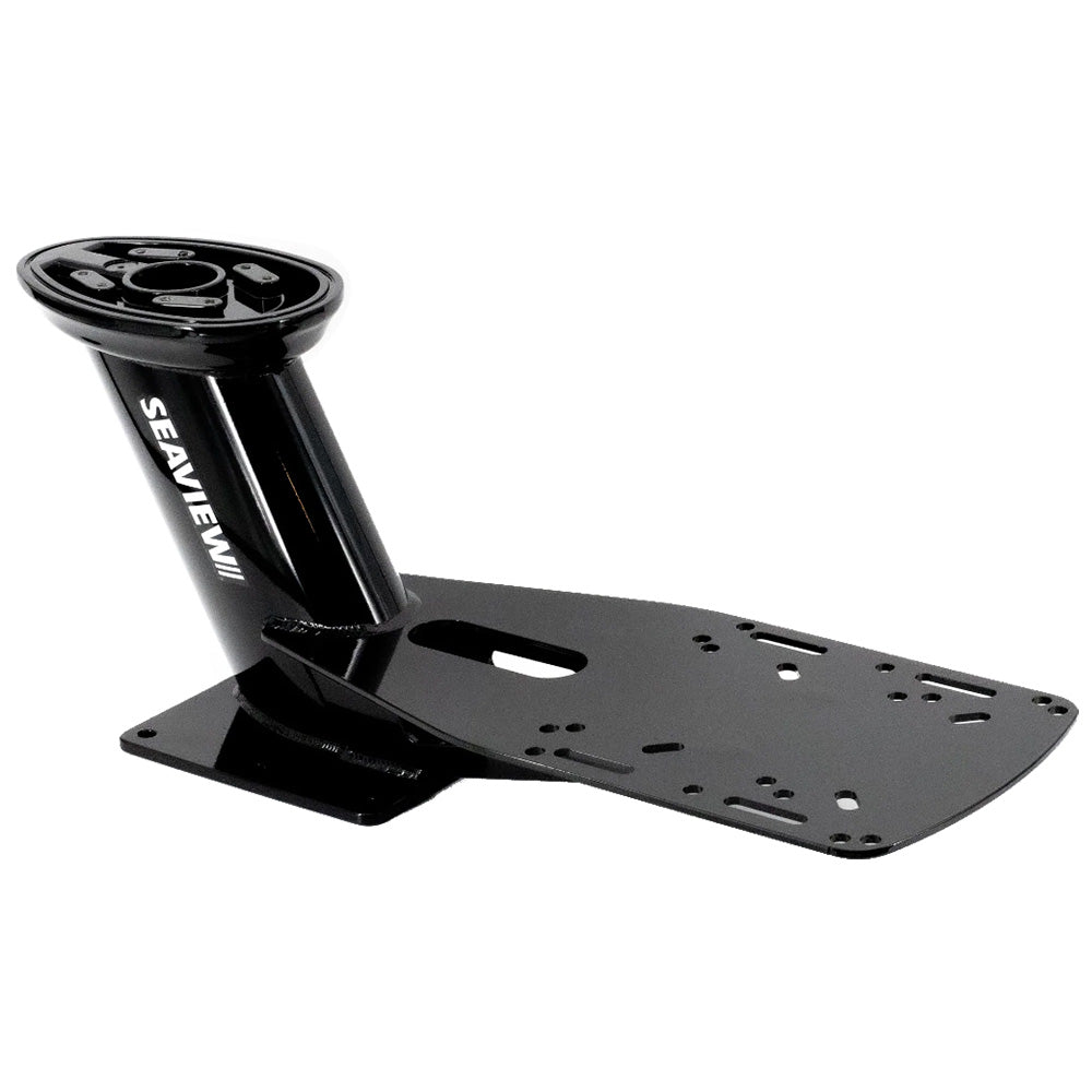 Seaview 1325 PreDrilled Dual Mount fMost Closed Dome Radars  Black  Top Plate Required PMADM1M2BLK