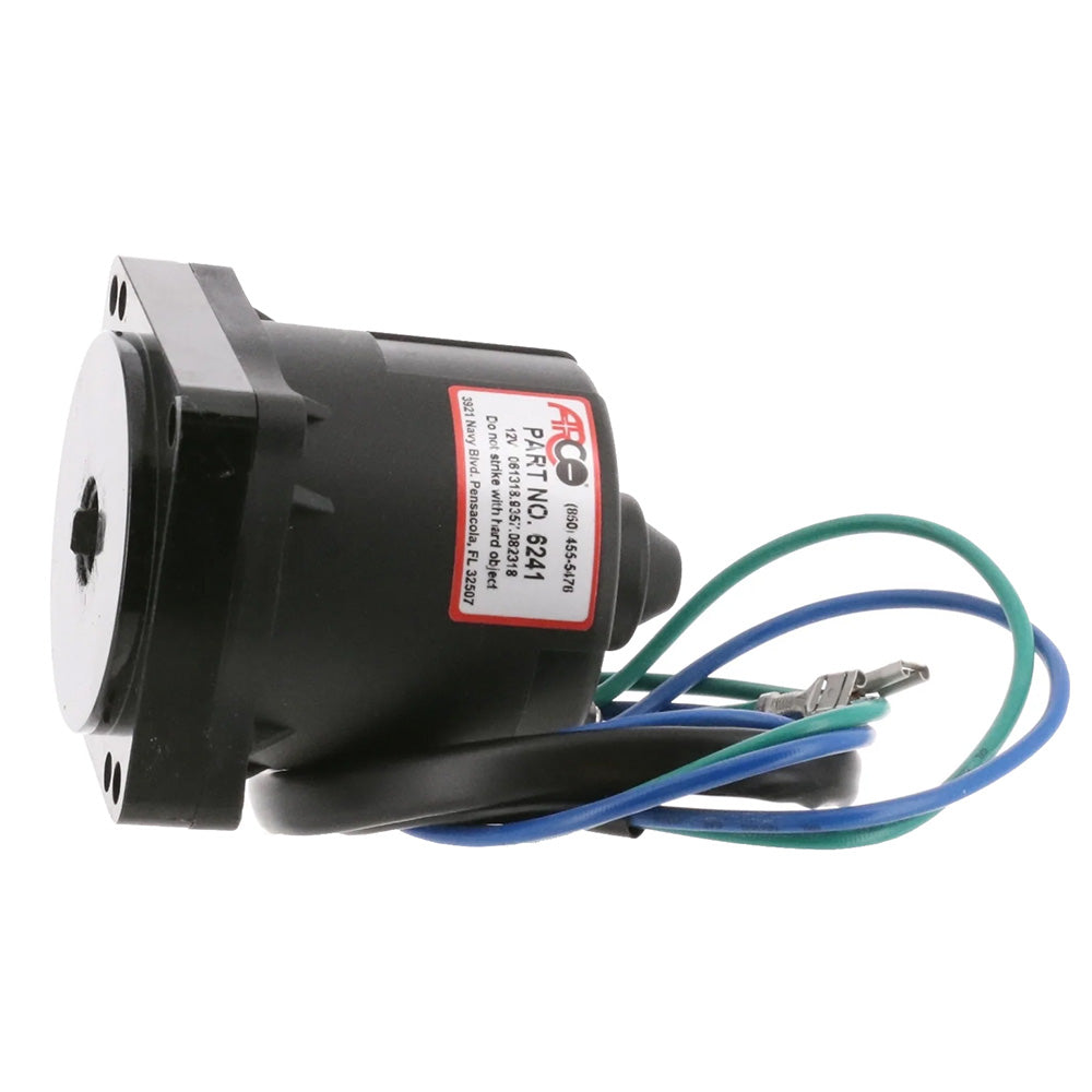 ARCO Marine Replacement JohnsonEvinrude Tilt Trim Motor  2Wire 4 Bolt Flat Blade Shaft 6241