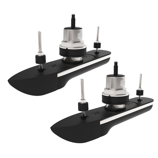 Raymarine RVM412 Stainless Steel ThruHull Pair 12 Degree Deadrise  10M Cable T70543