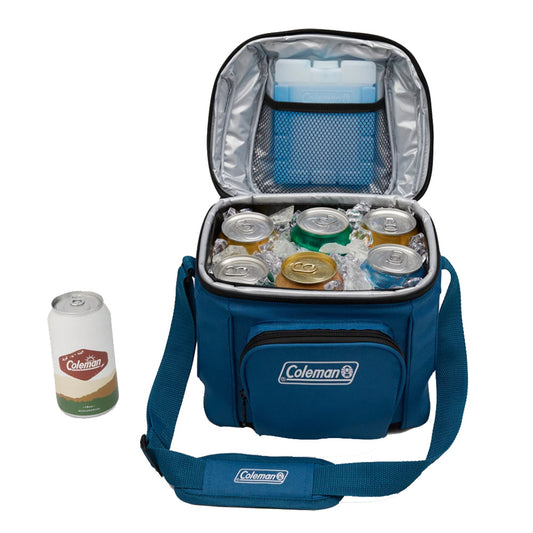 Coleman CHILLER 9Can SoftSided Portable Cooler  Deep Ocean 2158134