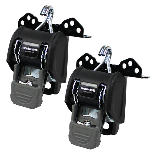 CargoBuckle Universal Ladder Rack TieDown System 2 Retractable TieDown 1 Pair F153180